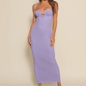 MONTCE Lavender Crochet Dress